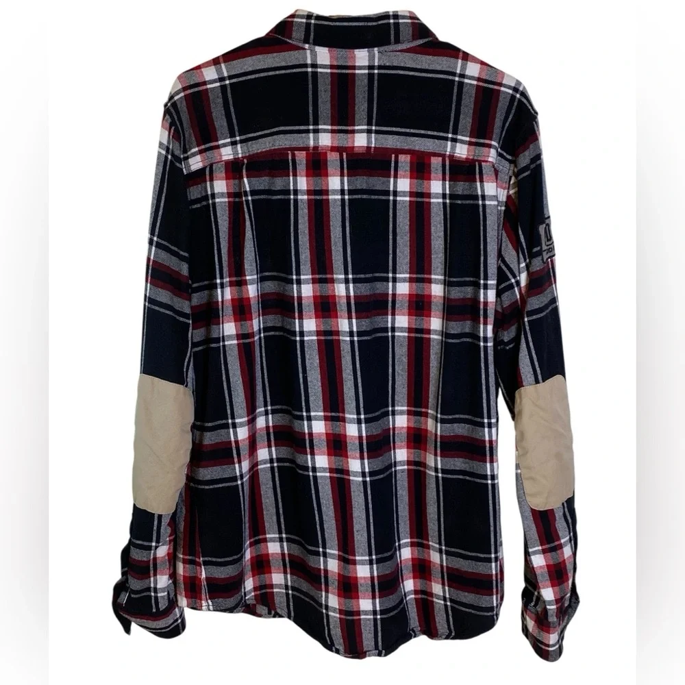 Harley Davidson Plaid Long Sleeve Flannel Elbow Patch Shirt
Men’s Size L slim - Picture 3 of 11